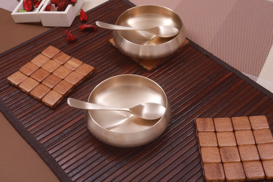 Bronze/Kansa Nut Bowl Set