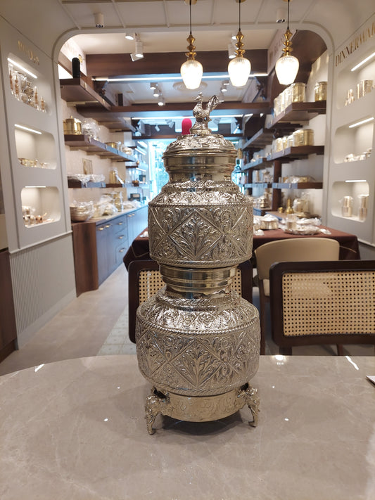 German Silver Matka Set
