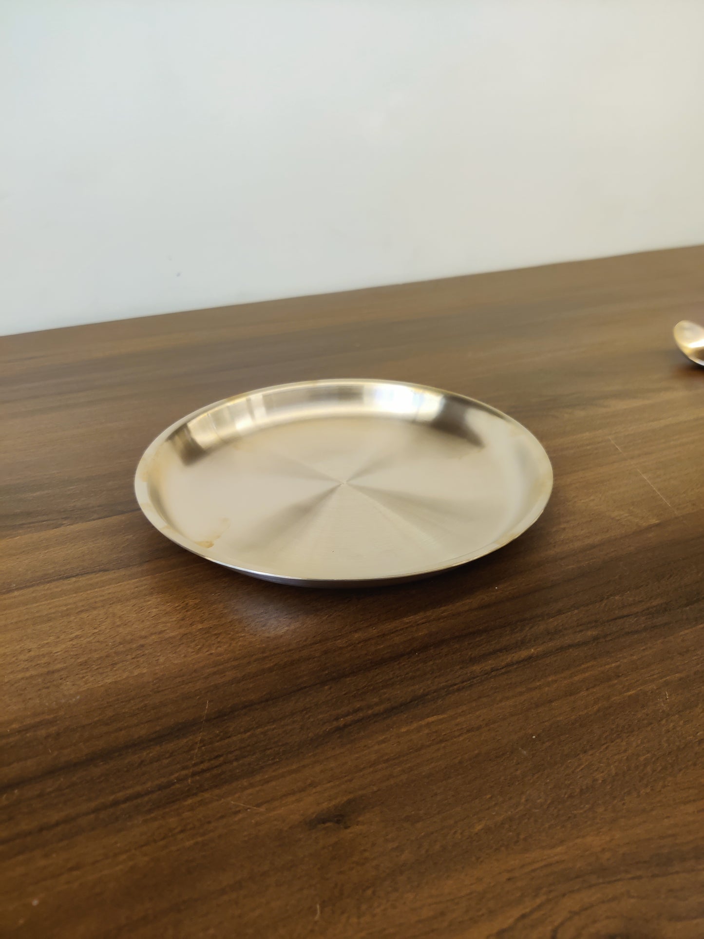 Bronze/Kansa Side Edge Plate Set of 3