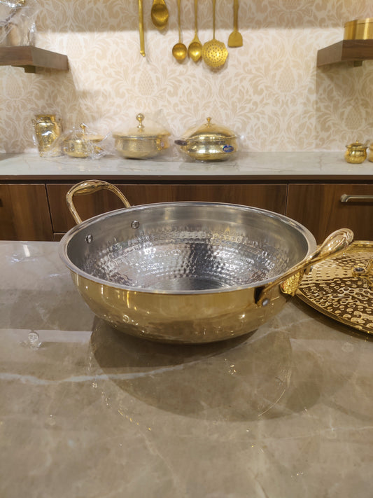Brass Kadhai with Lid