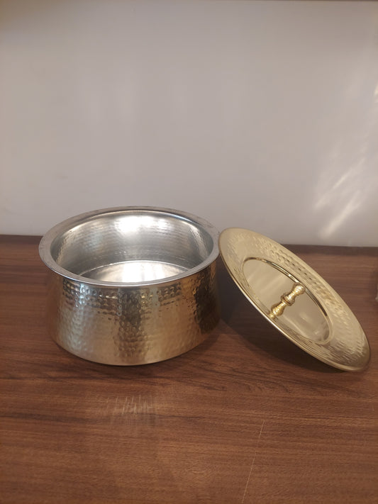 Brass Biriyani Handi with Lid