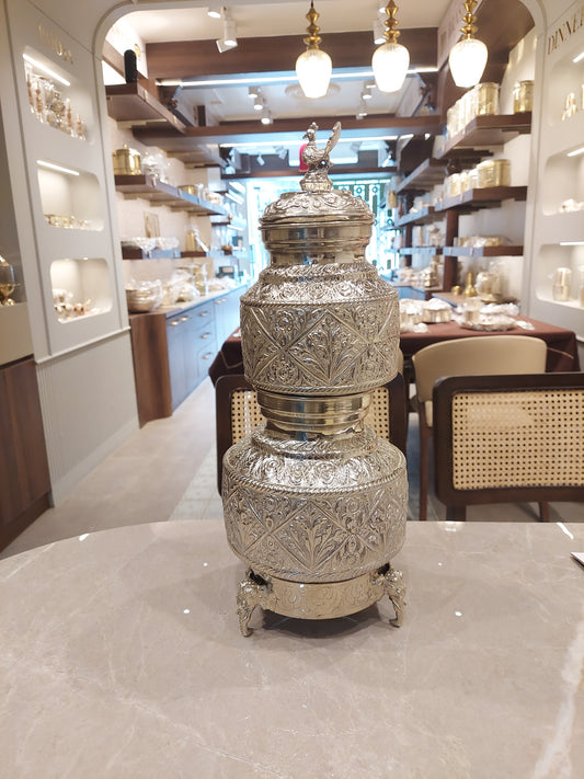 German Silver Matka Set