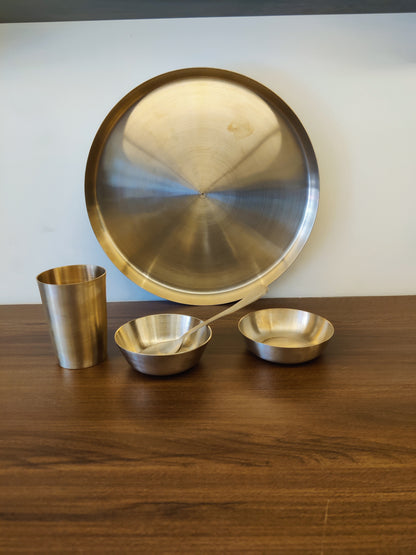 Bronze Thali Set of 6 Pc