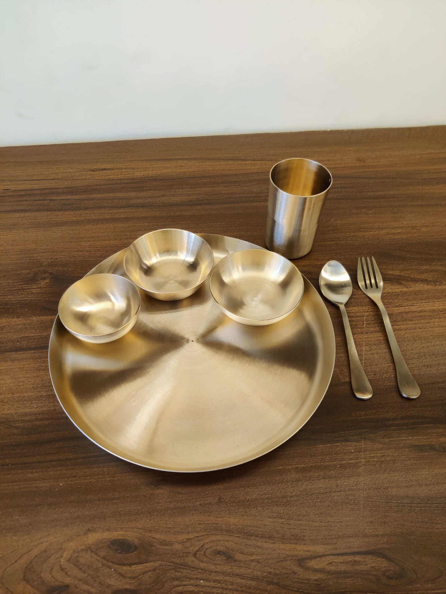 Bronze/Kansa Plate-Quarter plate set of 7