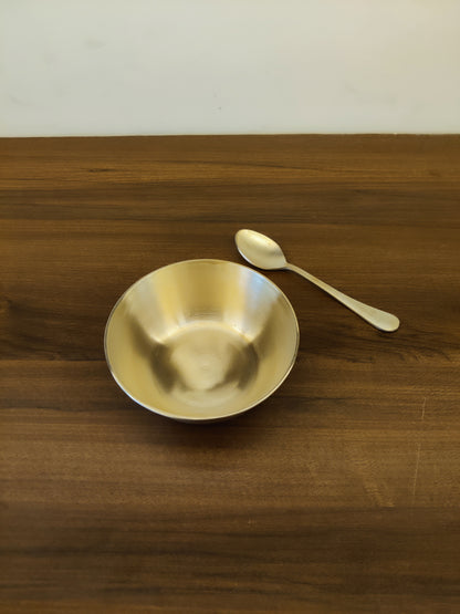 Bronze/Kansa Vinodaya Bowl with Spoon