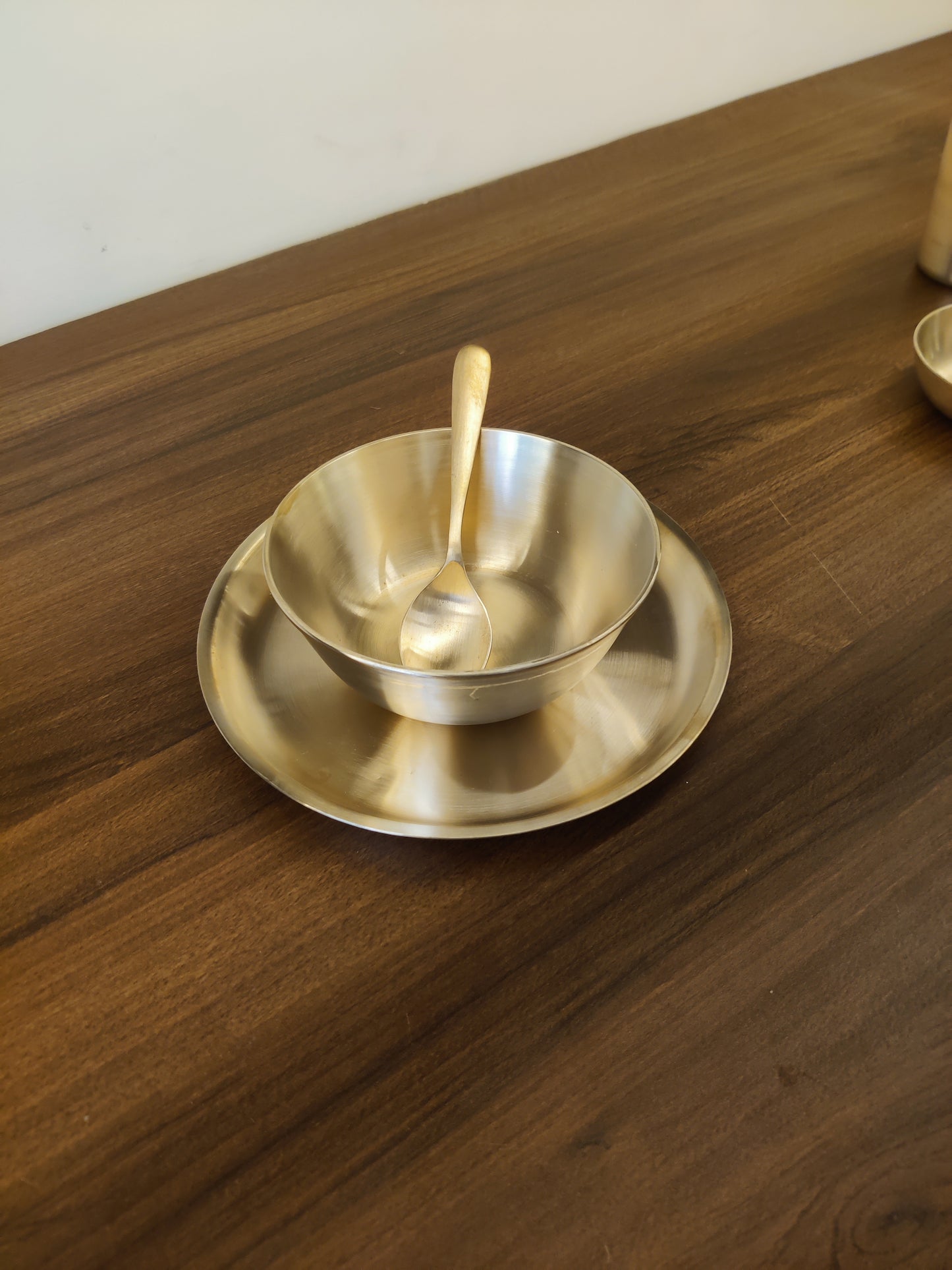 Bronze/Kansa Soup/Starter Bowl Set of 3 - Vinodaya