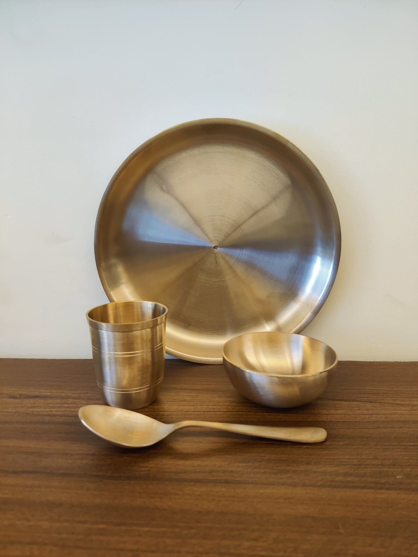 Bronze/kansa Kids Dinner set - U