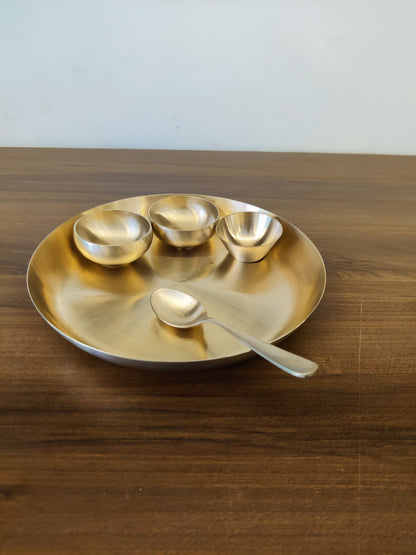 Bronze/Kansa Multi Purpose Dinner Set