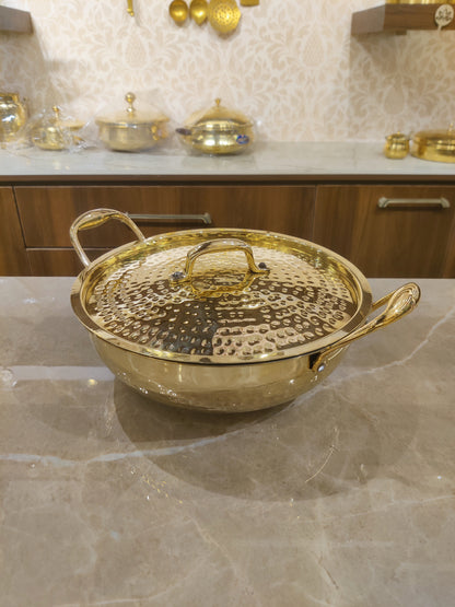 Brass Kadhai with Lid