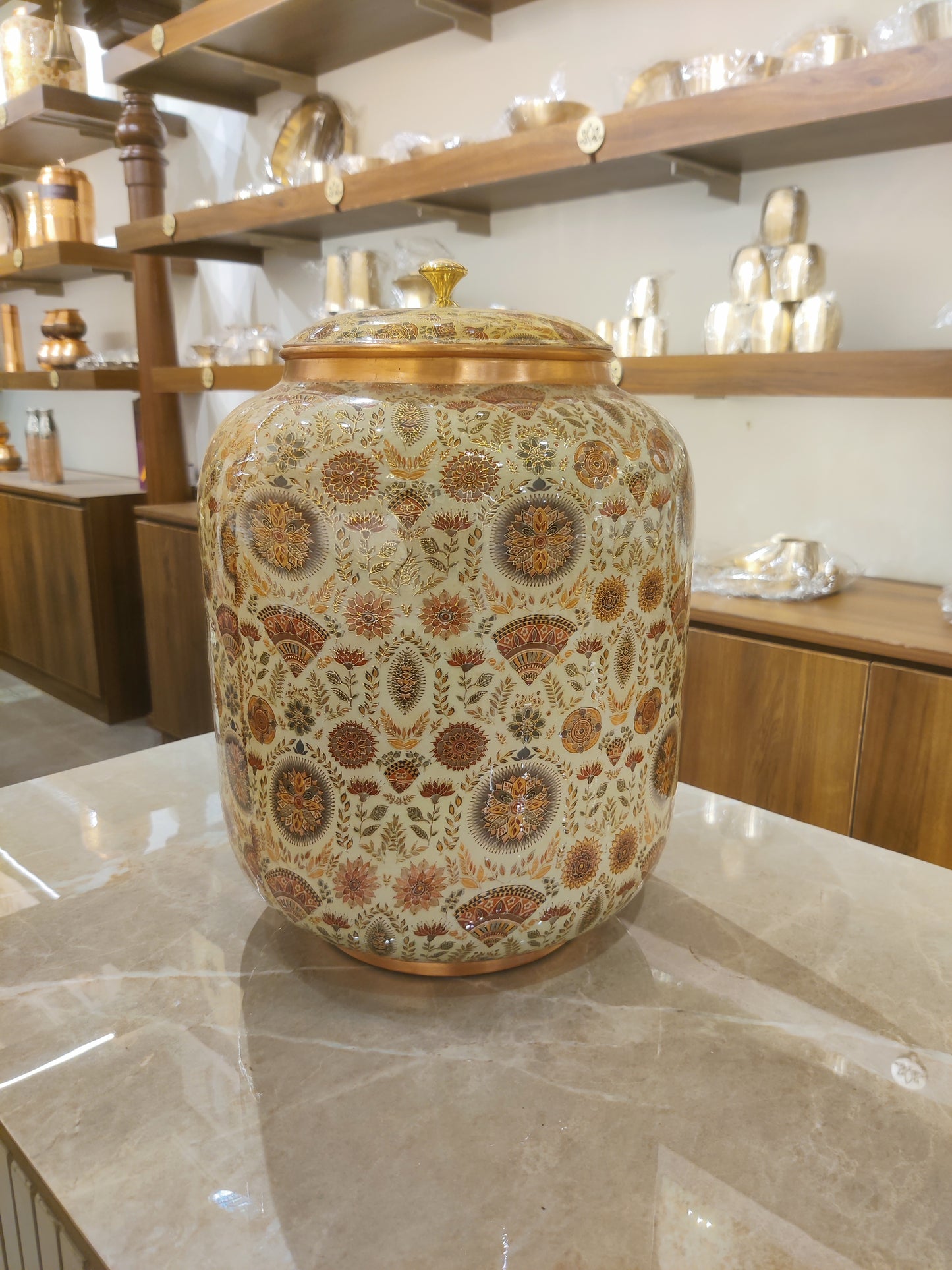 Copper Tanki/Water Dispenser 12 Litre - Golden Crest