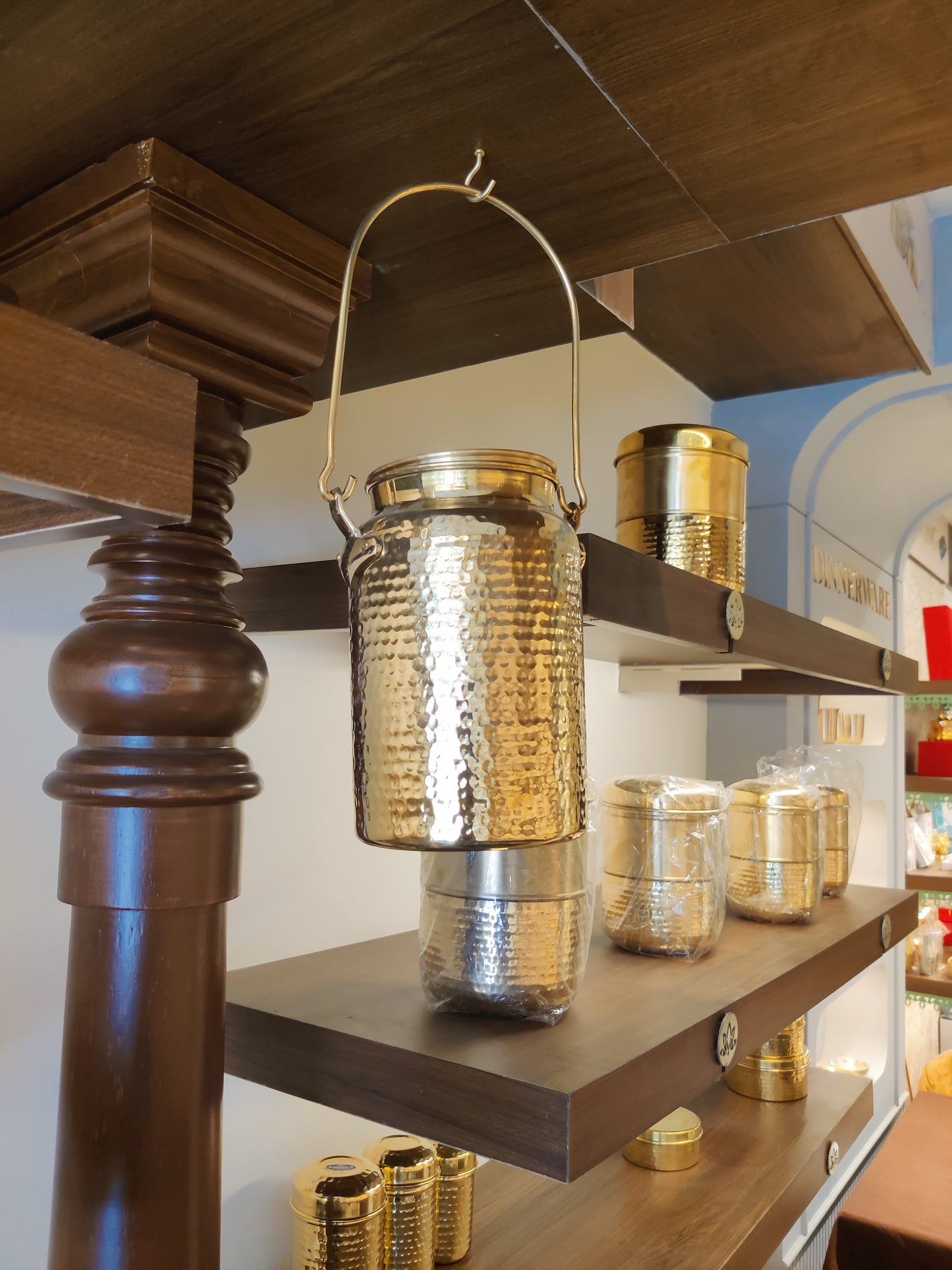 Brass Milk Can 1.5 Litre