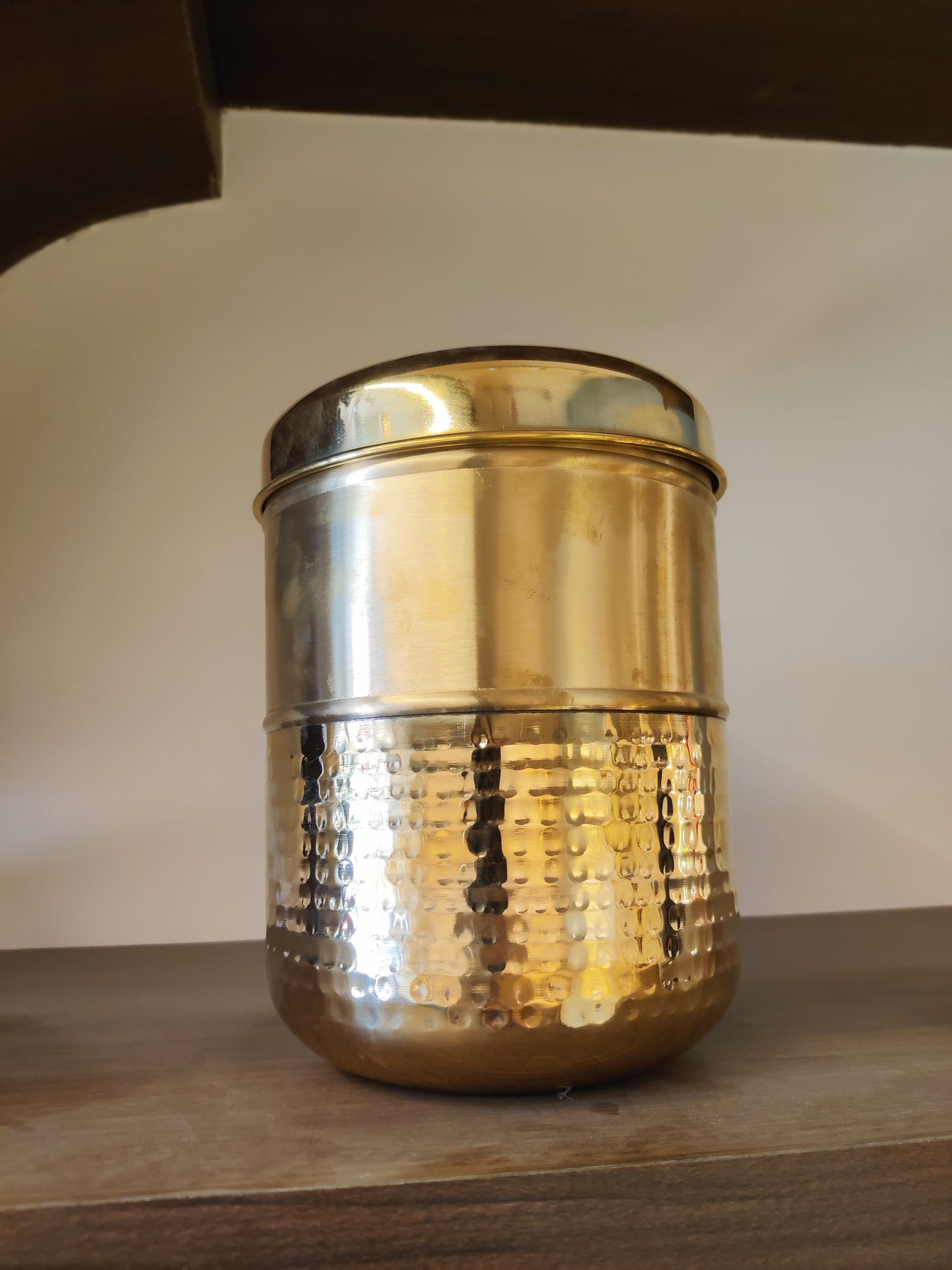 Brass storage dabba