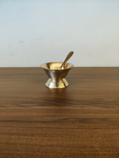 Bronze/Kansa Ice Cream Deseert Set