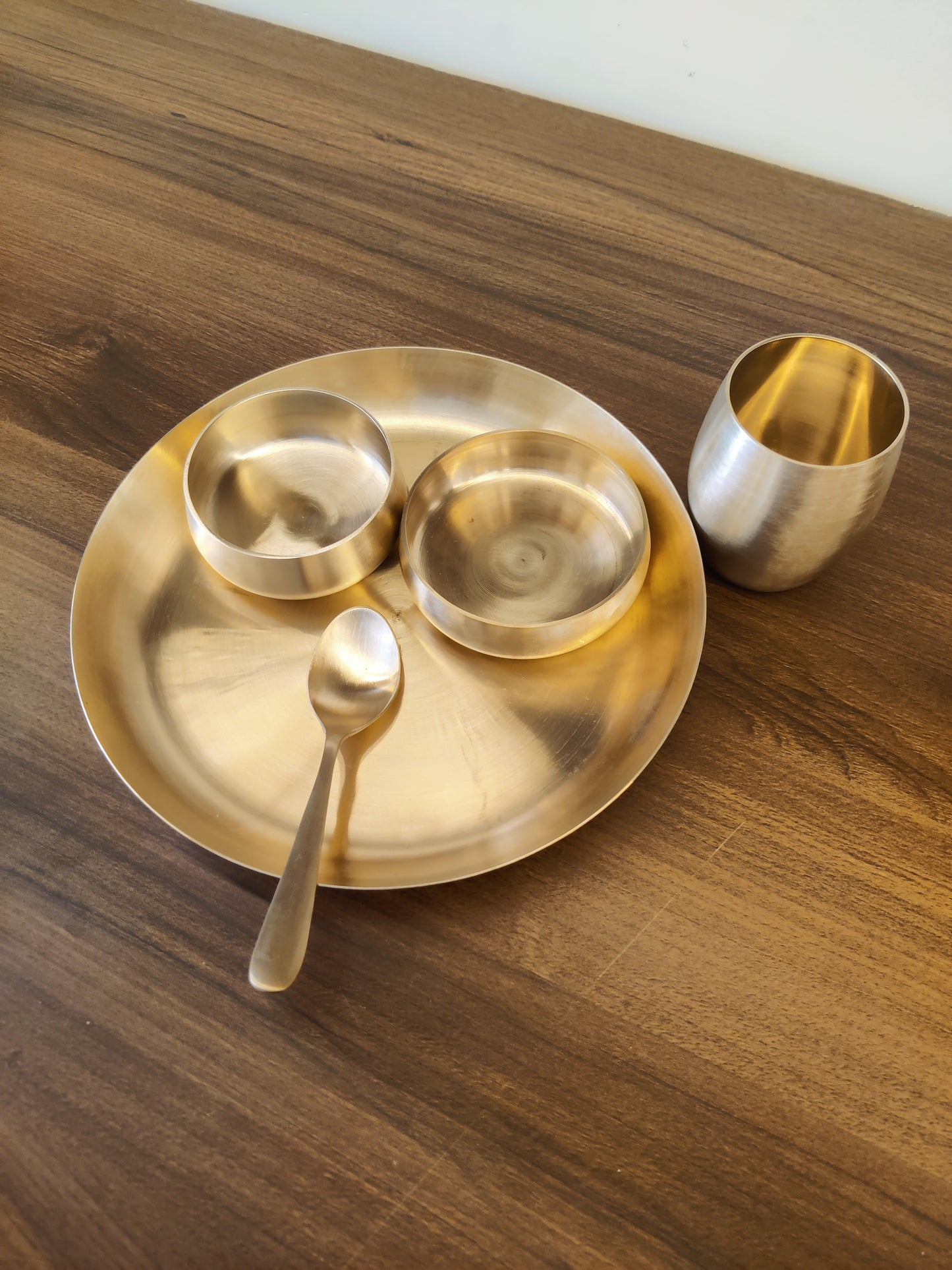 Bronze/Kansa Dinner set for Kids - Tangora