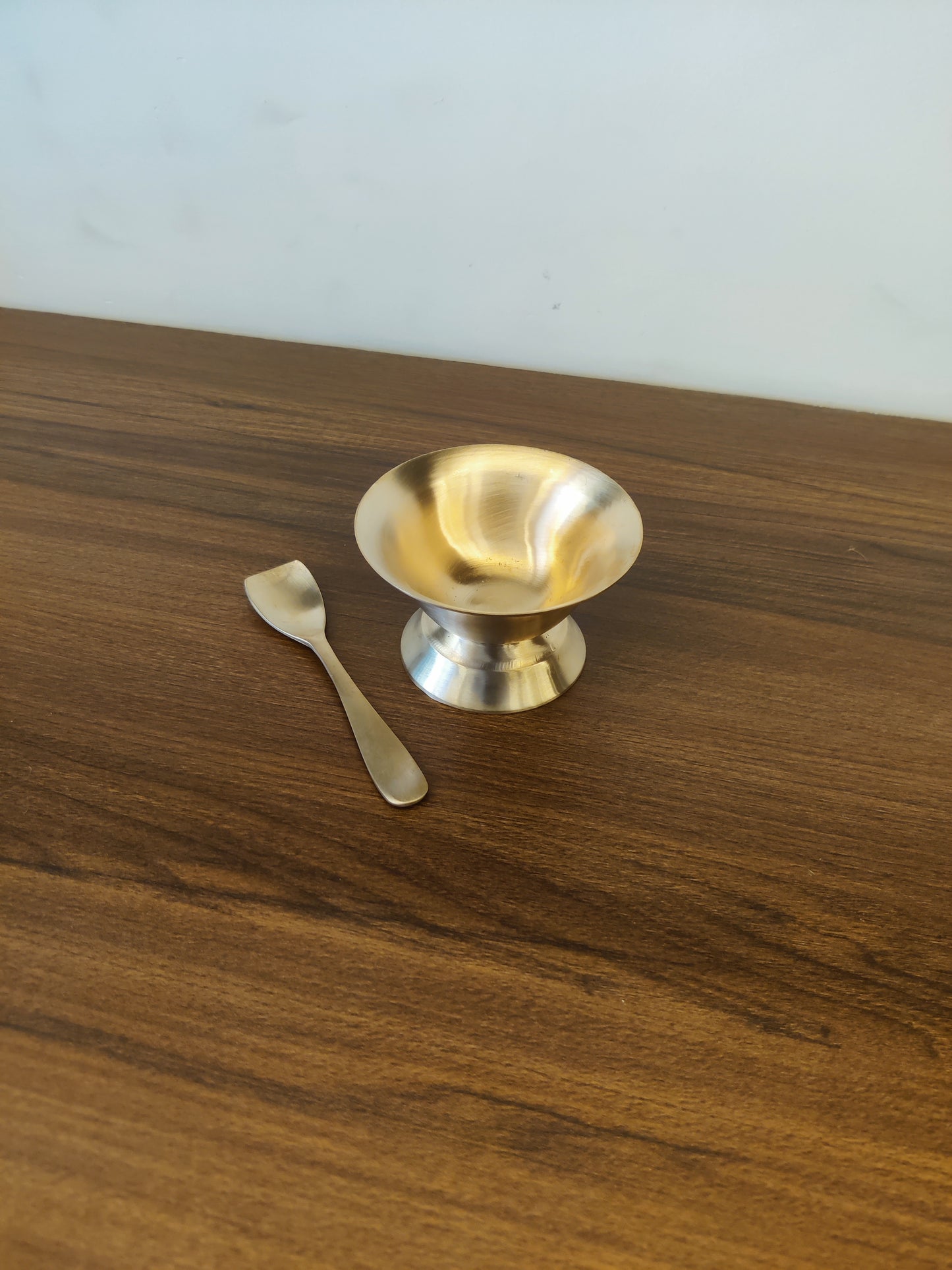 Bronze/Kansa Ice Cream Deseert Set