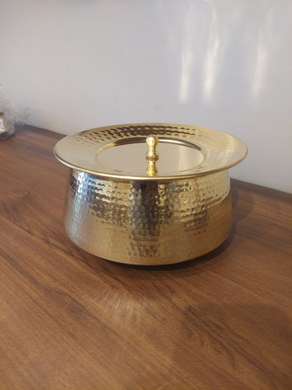 Brass Biriyani Handi with Lid