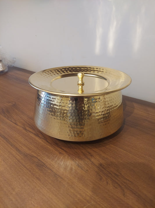 Brass Biriyani Handi with Lid