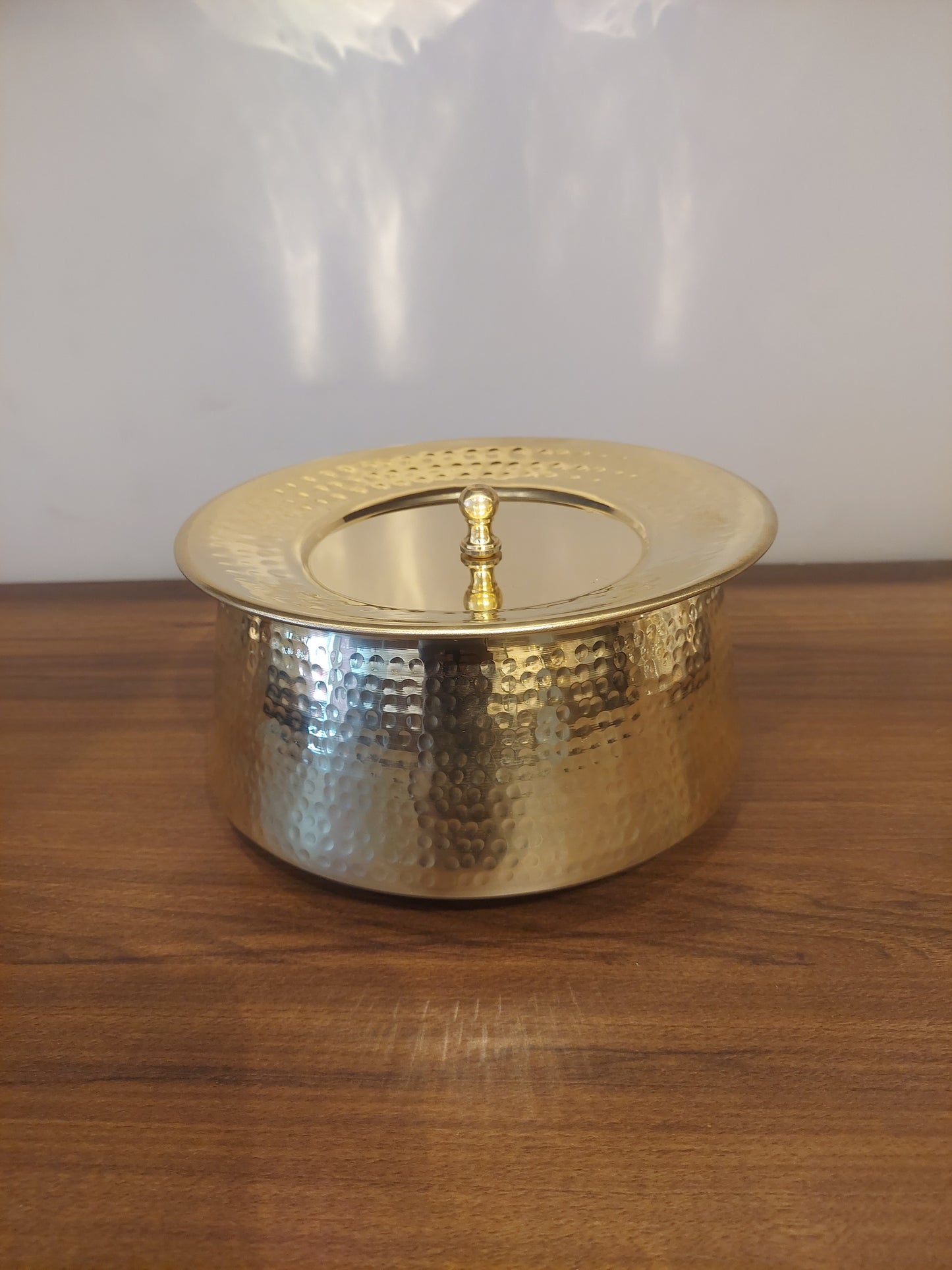 Brass Biriyani Handi with Lid