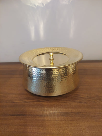 Brass Biriyani Handi with Lid